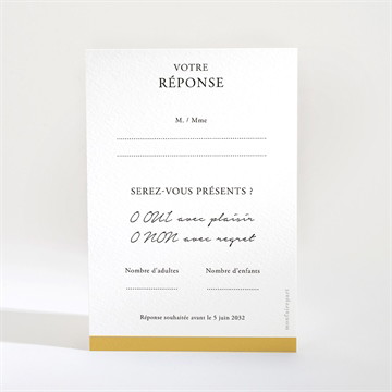 Carton réponse mariage gatsby