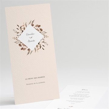 Menu mariage virevoltant