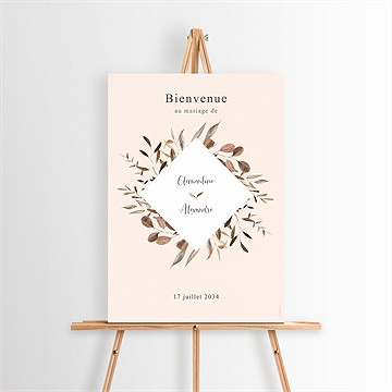 Panneau bienvenue virevoltant