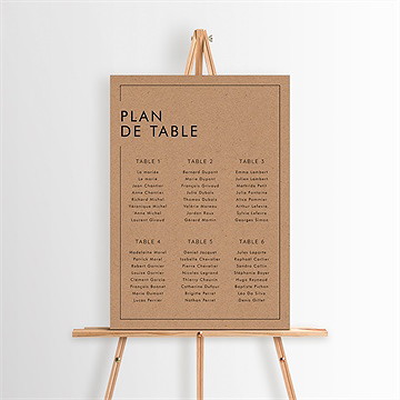 Plan de table mariage se rejoindre