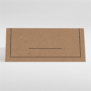 Marque-place mariage se rejoindre - Dos du marque-place