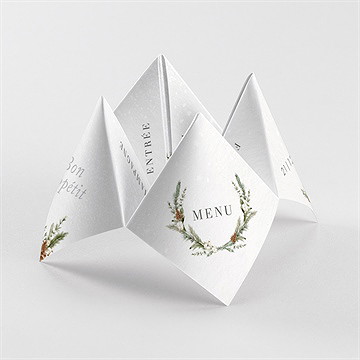 Menu mariage noël cocotte