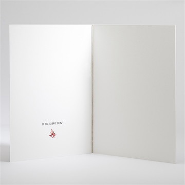 Livret de messe mariage floral - Intérieur du livret