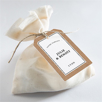 Etiquette mariage apothicaire - Mise en situation