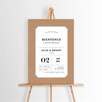 Panneau bienvenue apothicaire