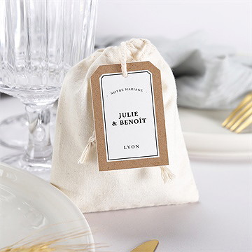 Pochon mariage  apothicaire - Mise en situation