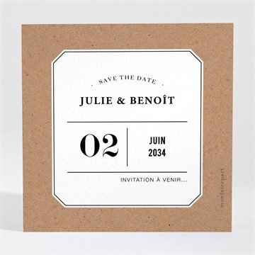 Save the Date mariage apothicaire