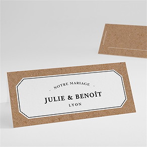 Marque-place mariage apothicaire