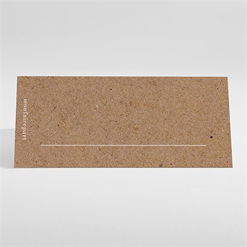 Marque-place mariage apothicaire - Dos du marque-place