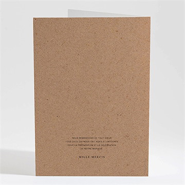 Livret de messe mariage apothicaire - Dos du livret