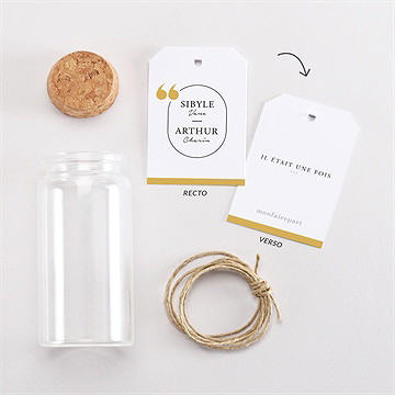 Mignonette mariage gatsby étiquette - Vue d'ensemble