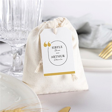 Pochon mariage  gatsby - Mise en situation