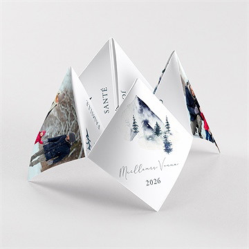 Carte de voeux a la montagne