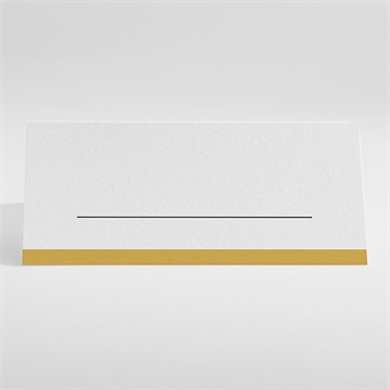 Marque-place mariage gatsby - Dos du marque-place