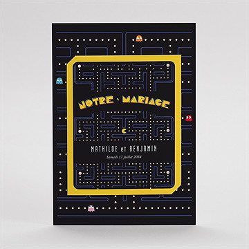 Faire-part mariage geek
