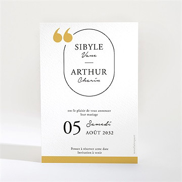 Save the Date mariage gatsby