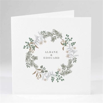 Faire-part mariage c'est noël !