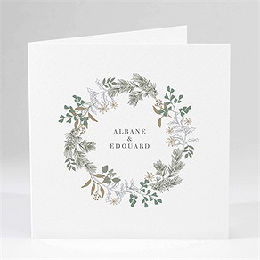 Faire-part mariage c'est noël !