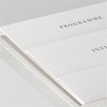 Faire-part mariage noël pocketfold - Détail du faire-part