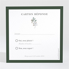 Carton réponse mariage c'est noël !