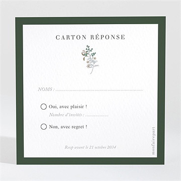 Carton réponse mariage c'est noël !