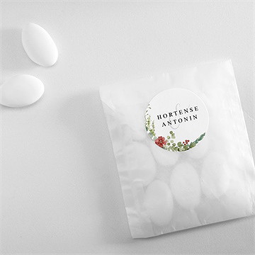 Sticker mariage douce subtilité - Mise en situation