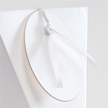 Boîte de dragées mariage vierge étui - Détail de la boîte