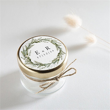 Sticker mariage couronne d'hiver - Mise en situation