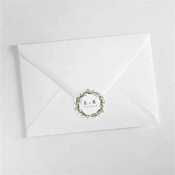 Sticker mariage couronne d'hiver - Mise en situation