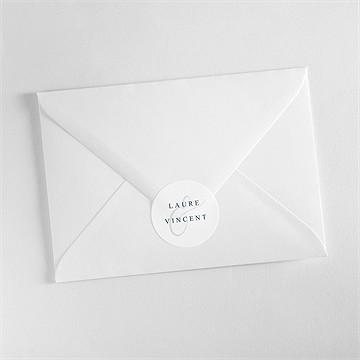 Sticker mariage hivernal - Mise en situation