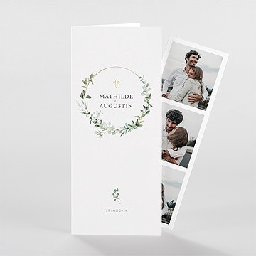 Faire-part mariage sacré photomaton