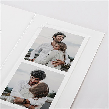 Faire-part mariage sacré photomaton - Détail du faire-part