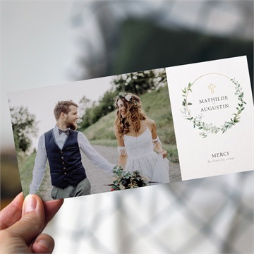 Remerciement mariage sacré