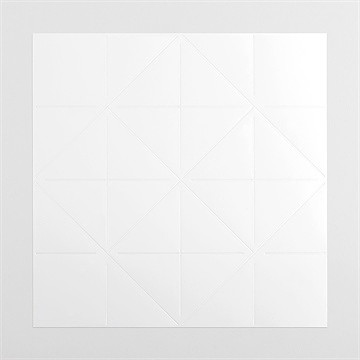 Carte de voeux professionnel vierge cocotte - Intérieur de la cocotte dépliée