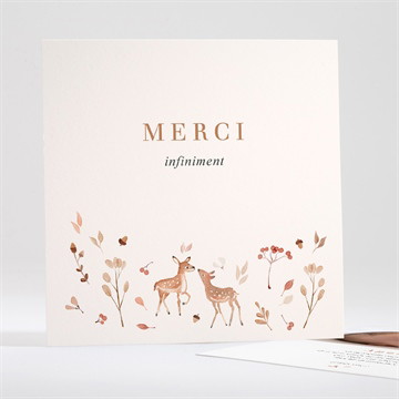 Remerciement naissance ronde de la forêt photomaton