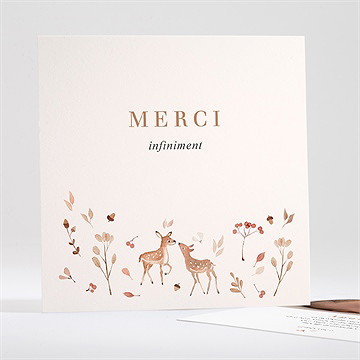 Remerciement naissance ronde de la forêt