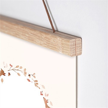 Affiche naissance ronde de la forêt - Détail de l'affiche