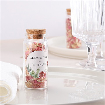 Mignonette mariage jardin fleuri sticker - Mise en situation