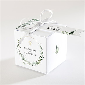 Boîte de dragées mariage sacré
