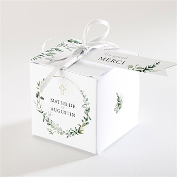 Boîte de dragées mariage sacré