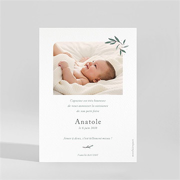 Faire-part naissance petits pictos - Dos du faire-part