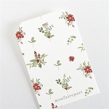 Etiquette mariage douce subtilité - Dos de l'étiquette