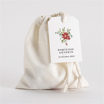 Pochon mariage  douce subtilité