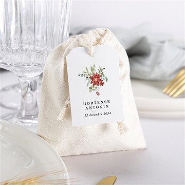 Pochon mariage  douce subtilité - Mise en situation