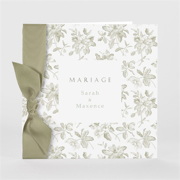 Carte pliée - carré