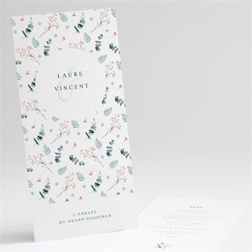 Menu mariage hivernal