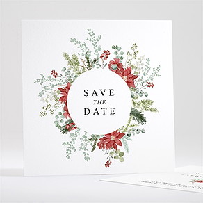 Save the Date mariage douce subtilité