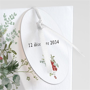 Boîte de dragées mariage douce subtilité étui - Détail de la boîte