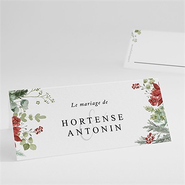 Marque-place mariage douce subtilité