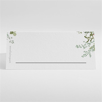 Marque-place mariage douce subtilité - Dos du marque-place